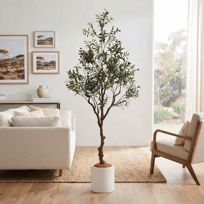 Realistic Large Faux Olive Tree 180cm
