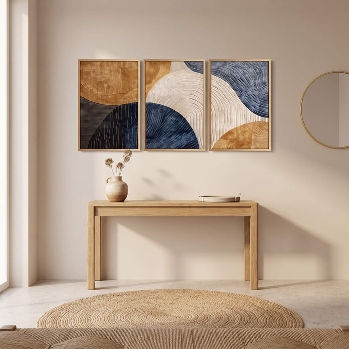 Japandi Triptych Wall Art