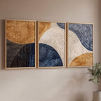 Japandi Triptych Wall Art