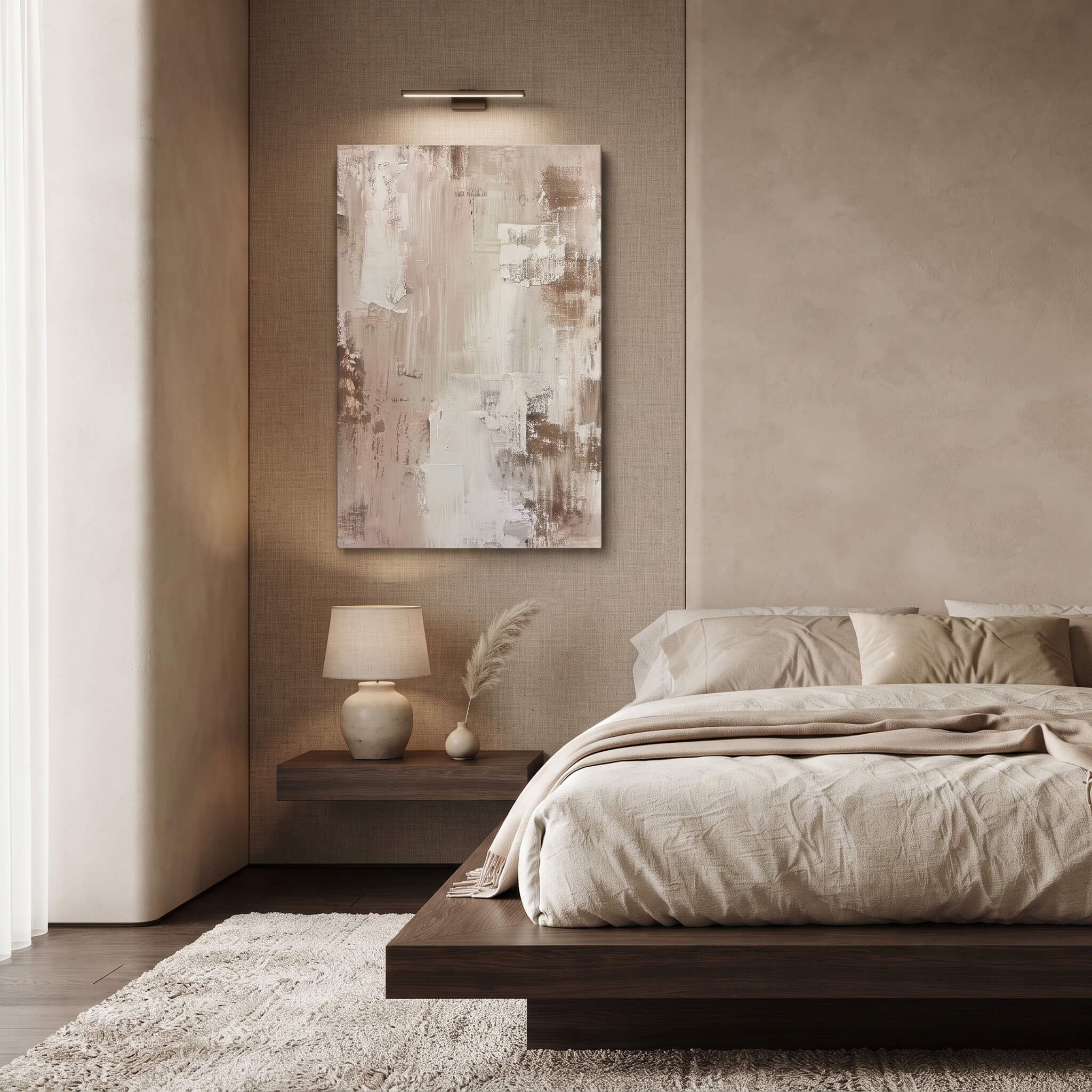 Earth Tone Abstract Canvas Wall Art