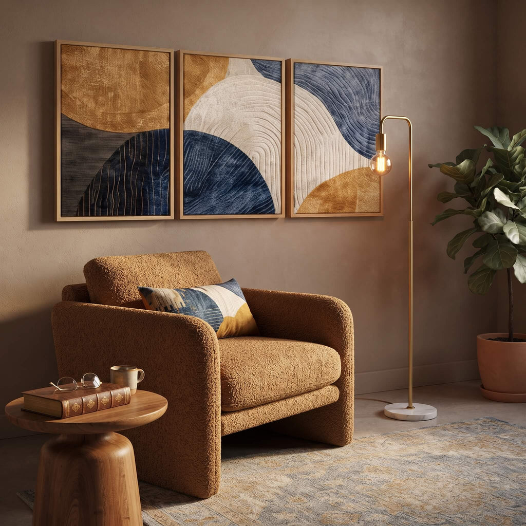 Japandi Triptych Wall Art