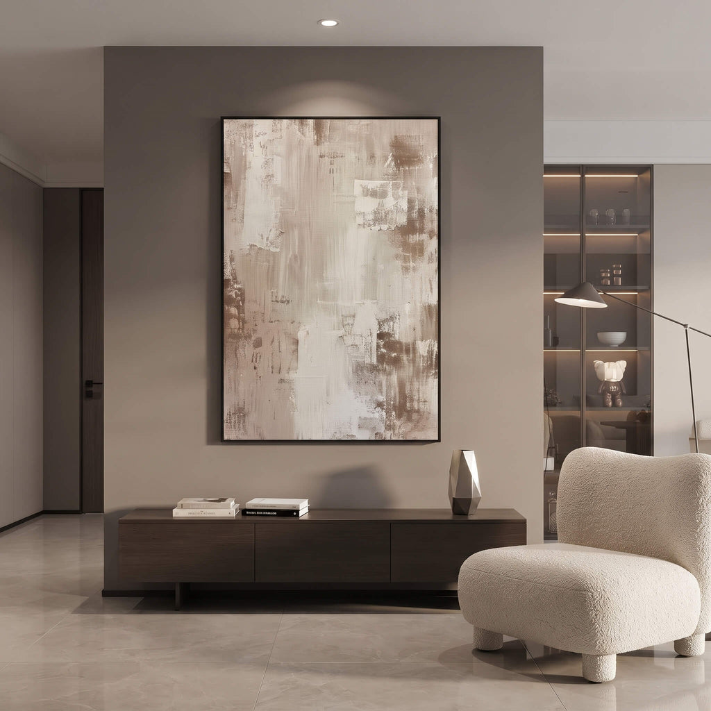 Earth Tone Abstract Canvas Wall Art