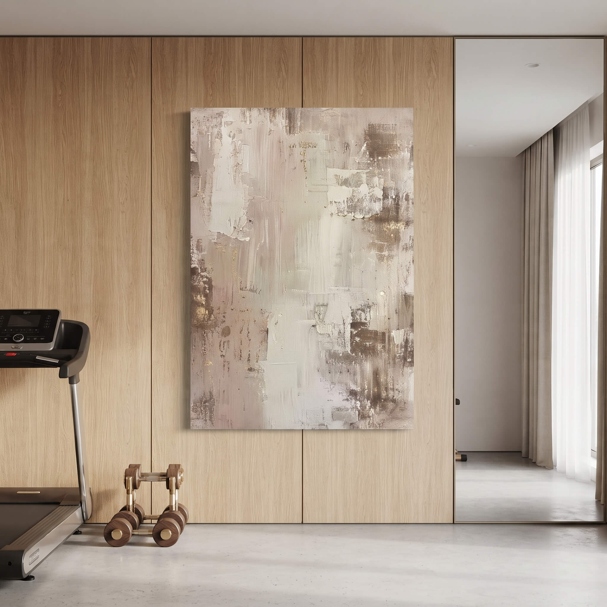 Earth Tone Abstract Canvas Wall Art