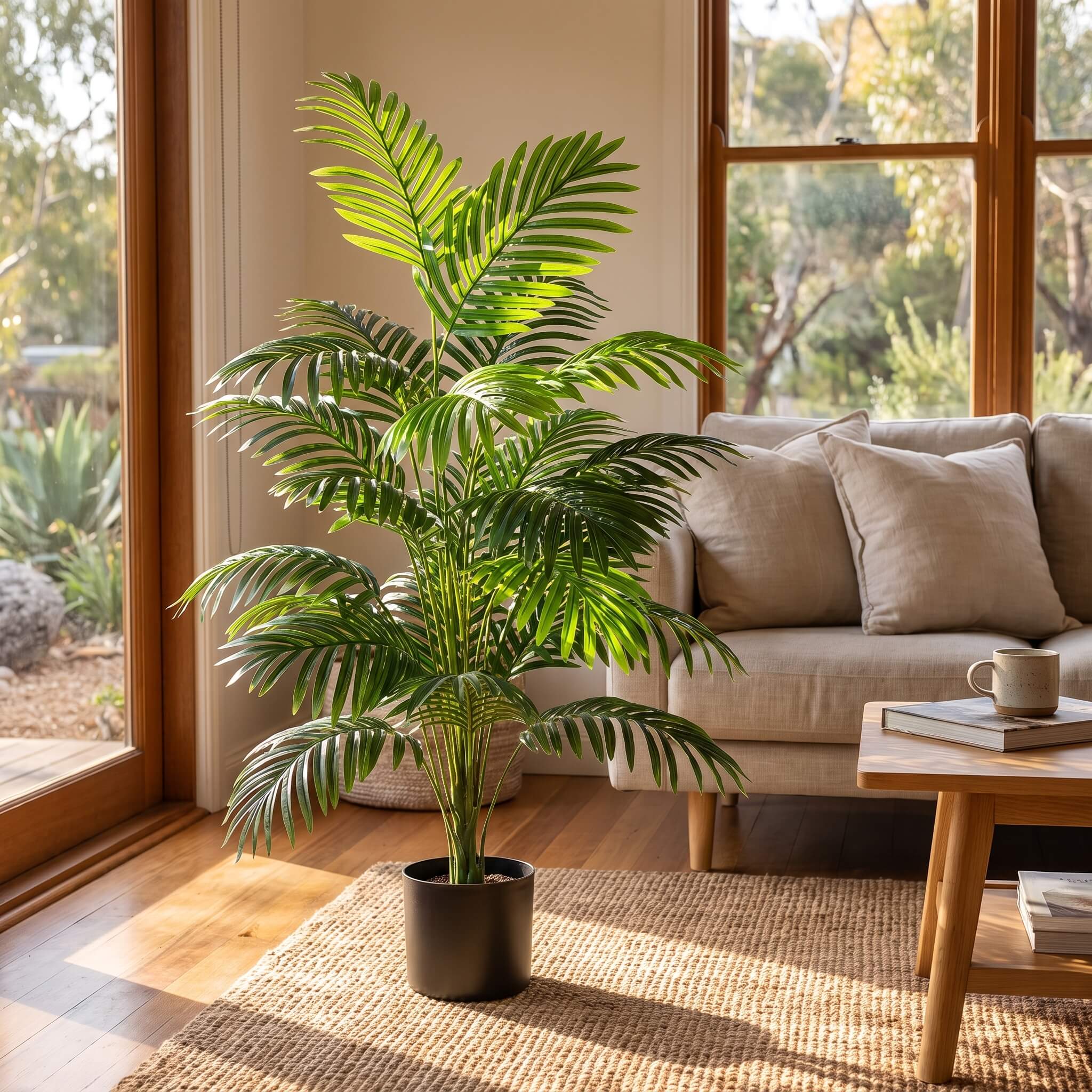 Faux Areca Palm Tree 120cm