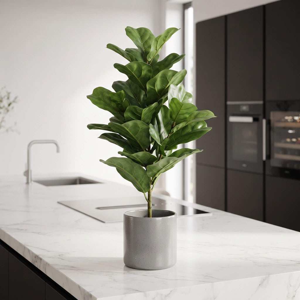 Faux Fiddle Leaf Fig Tree 60cm