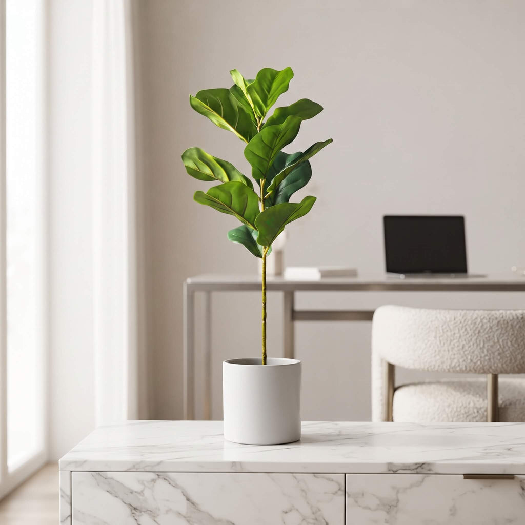Faux Fiddle Leaf Fig Tree 60cm