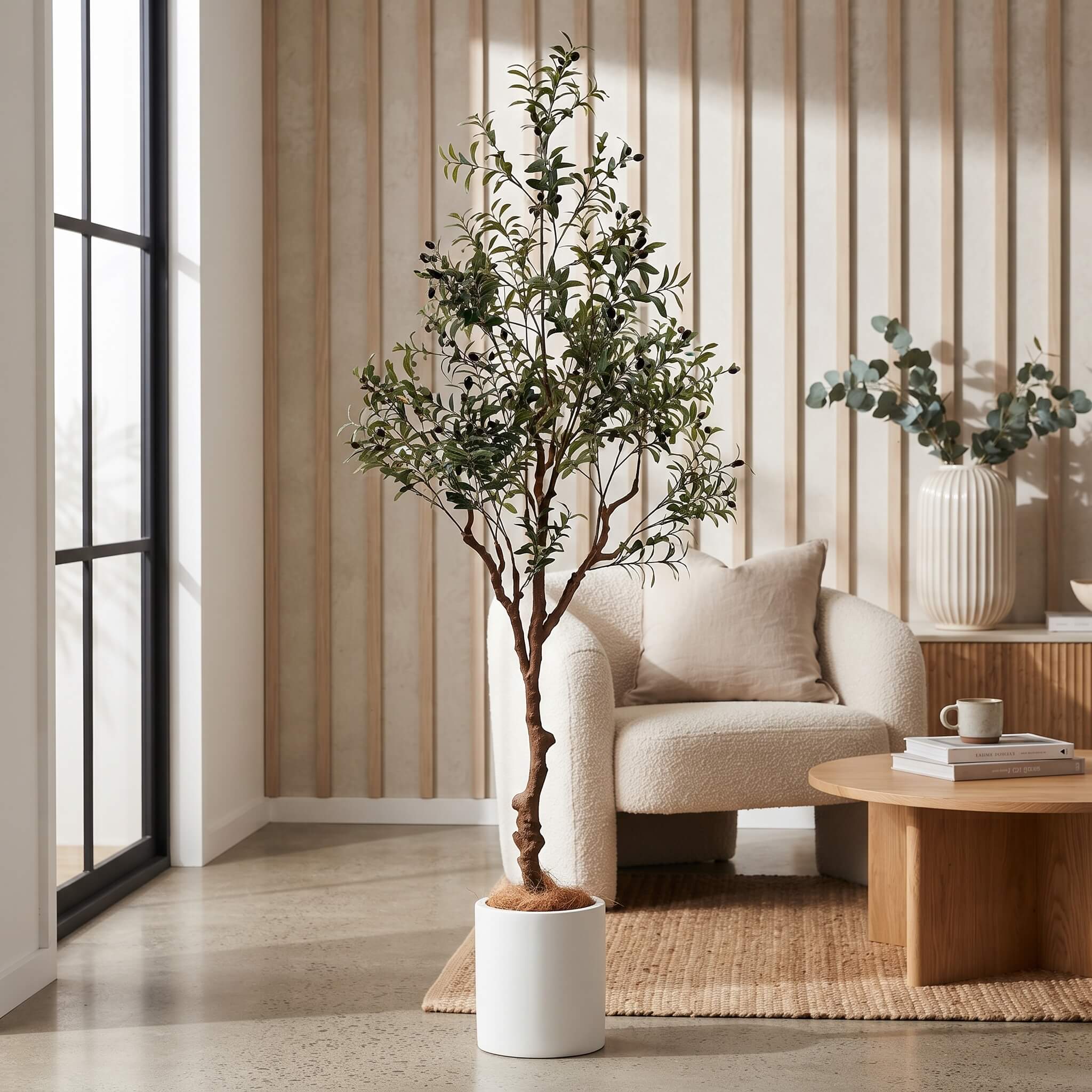 Realistic Large Faux Olive Tree 180cm