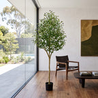 Branching trunk of the 180cm faux olive tree