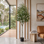 180cm faux olive tree shown in its pot