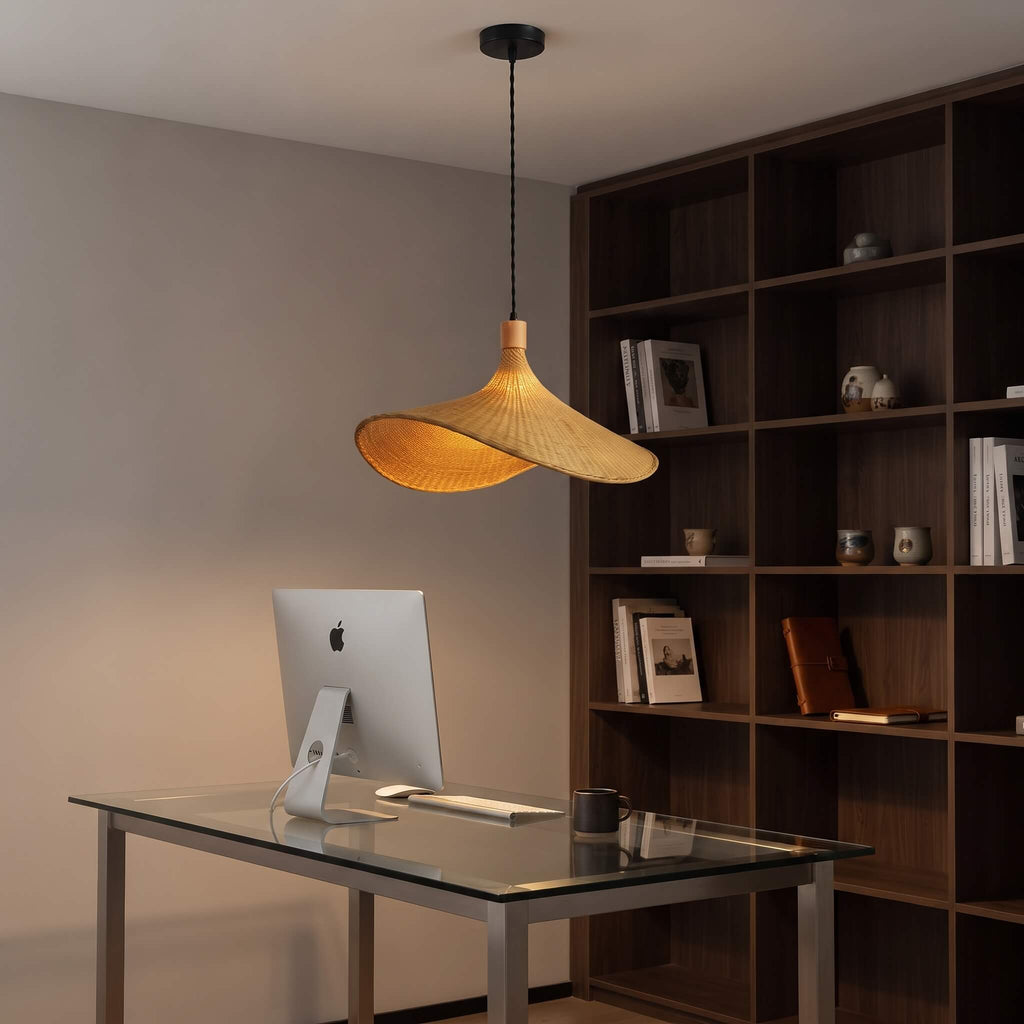 Bamboo Rattan Pendant Light