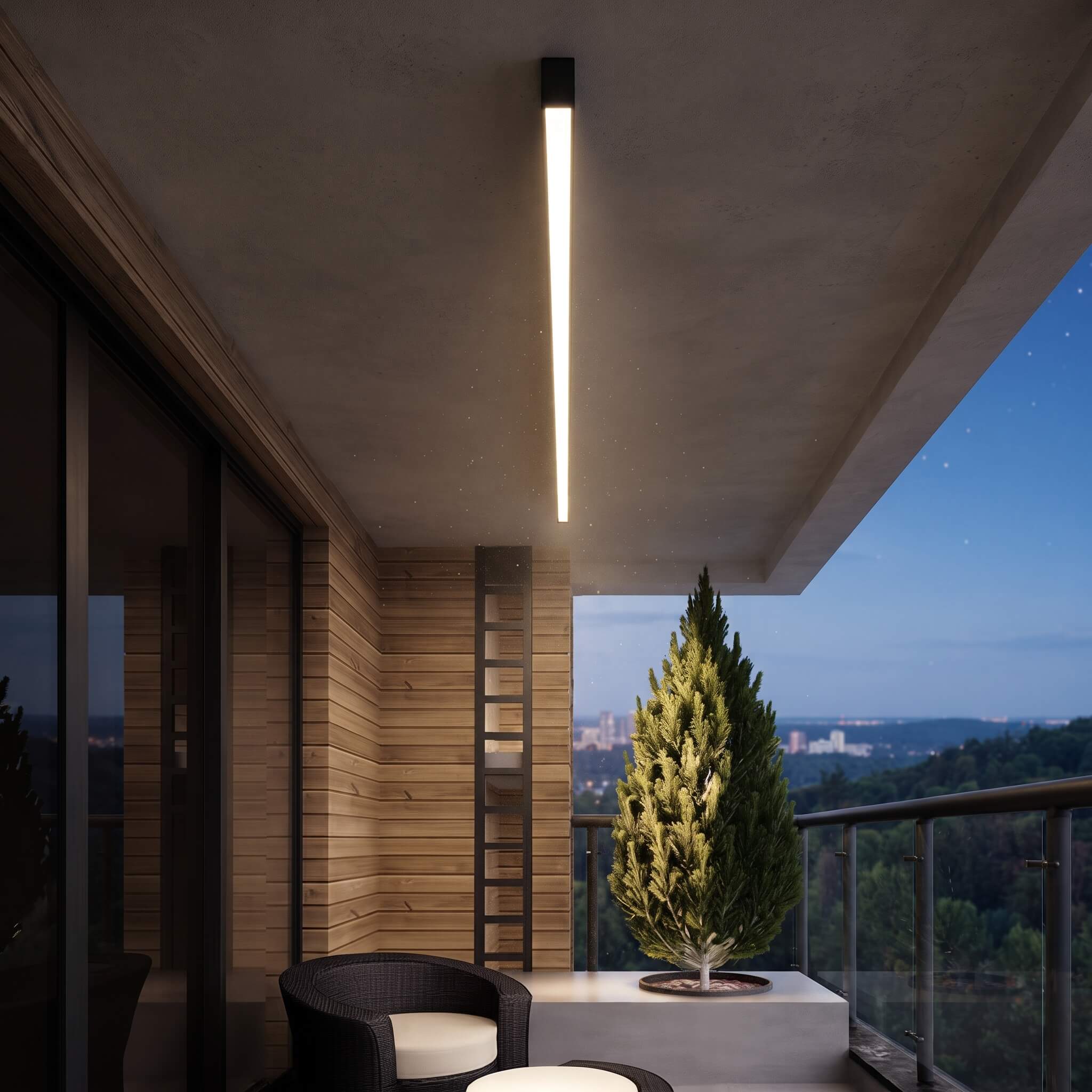 Minimalist Linear LED Ceiling Light
