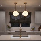 Murano Milk Glass Pendant Light