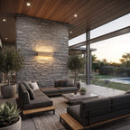 Travertine Stone Wabi-Sabi Wall Sconce