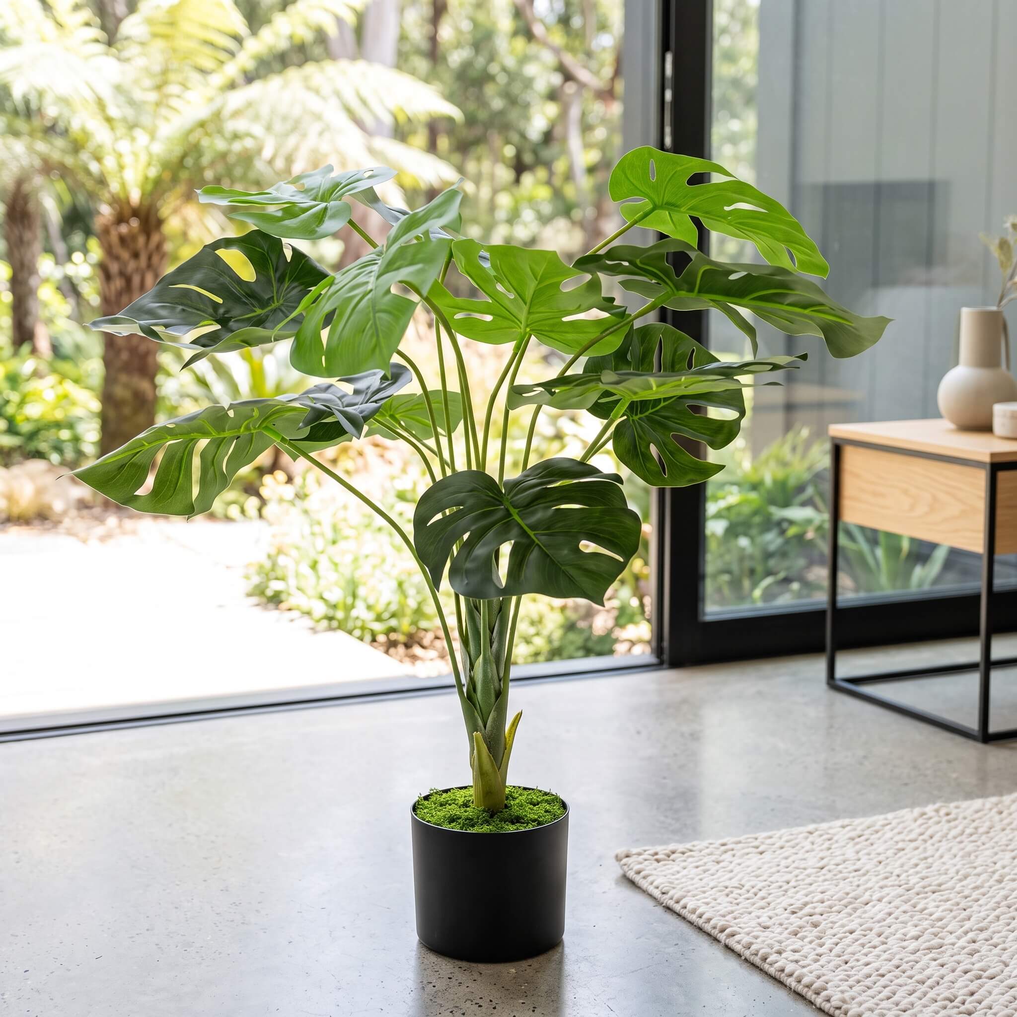 Faux Monstera Floor Plant 90cm