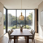 Ribbed Glass Pendant Light