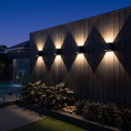 Modern Solar Cube Outdoor Wall Lamp