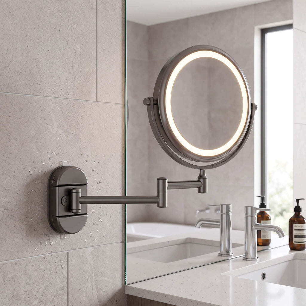 Embellir Extendable Magnifying LED Vanity Mirror