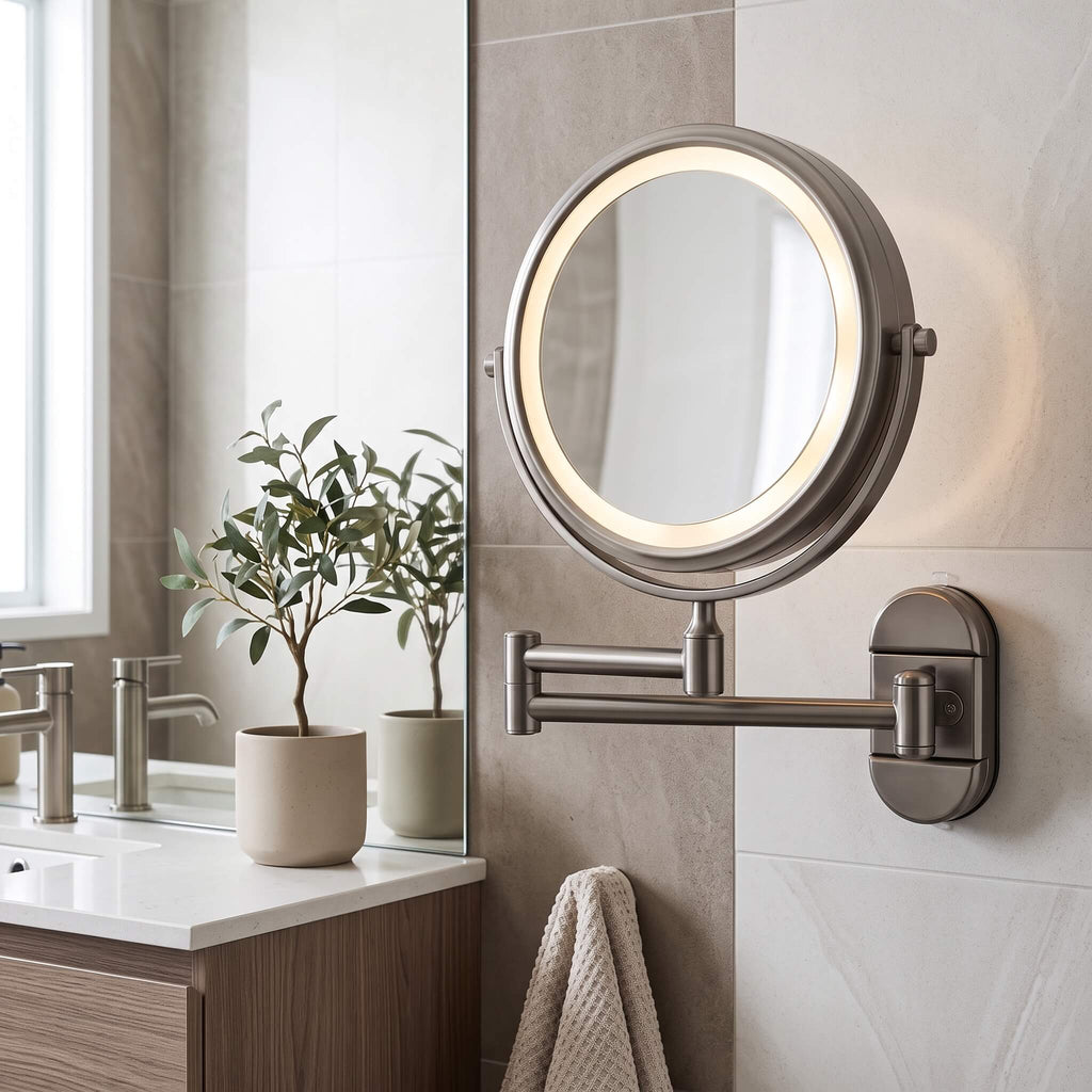 Embellir Extendable Magnifying LED Vanity Mirror