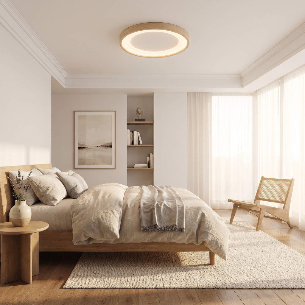 Round Oyster Ceiling Light