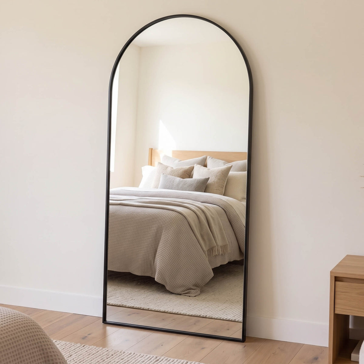 Large Arched Leaner Mirror