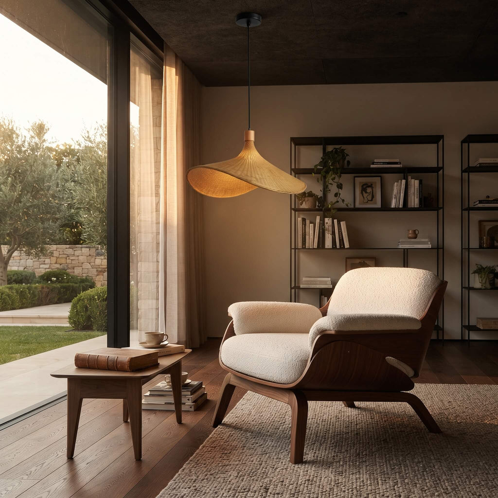 Bamboo Rattan Pendant Light
