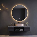 Halo LED Backlit Round Mirror