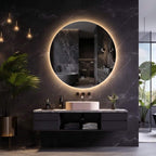 Halo LED Backlit Round Mirror