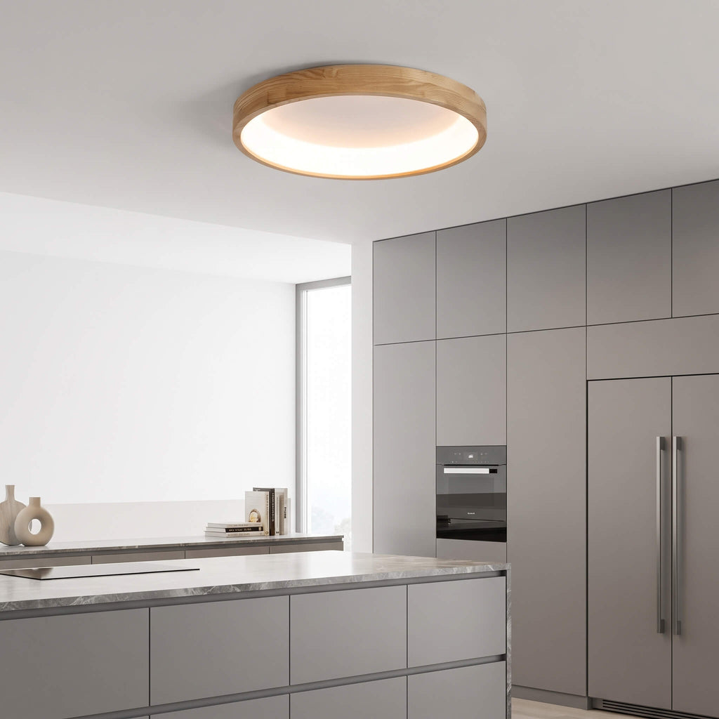 Round Oyster Ceiling Light