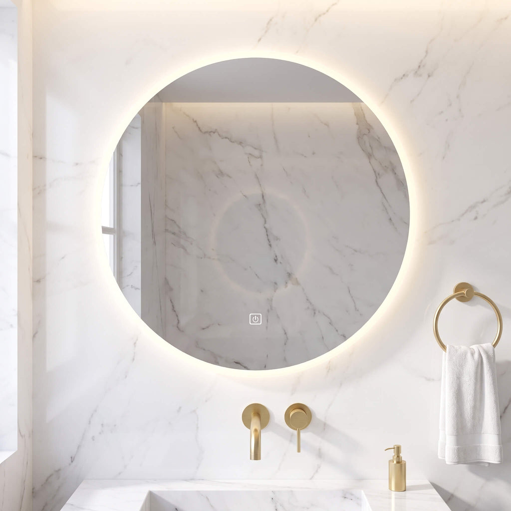 Halo LED Backlit Round Mirror