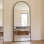 Large Arched Leaner Mirror