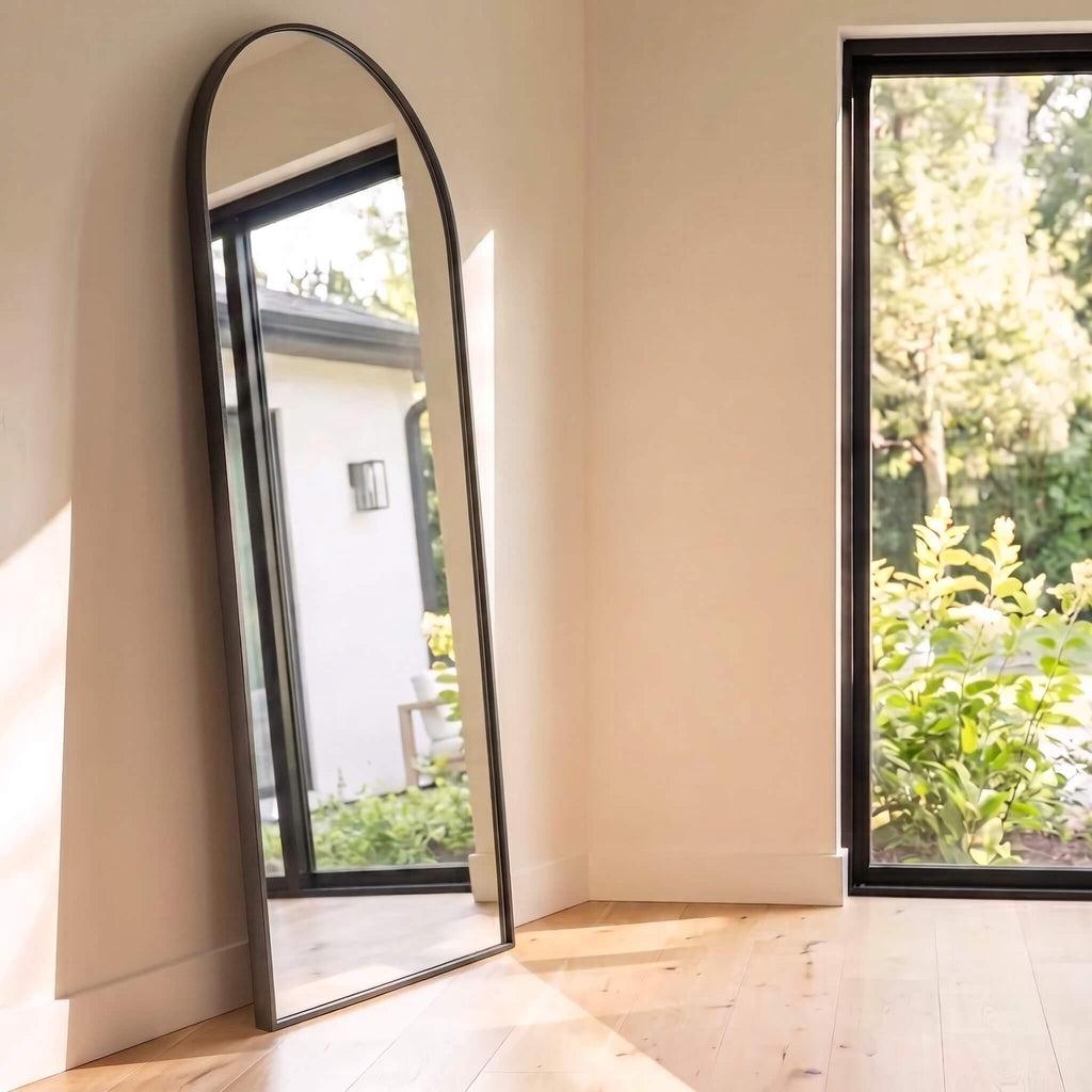 Large Arched Leaner Mirror