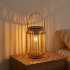 Rattan Boho Hanging Lantern