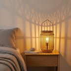 Rattan Boho Hanging Lantern