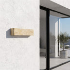 Travertine Stone Wabi-Sabi Wall Sconce