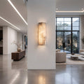 Fluted Alabaster Wall Sconce