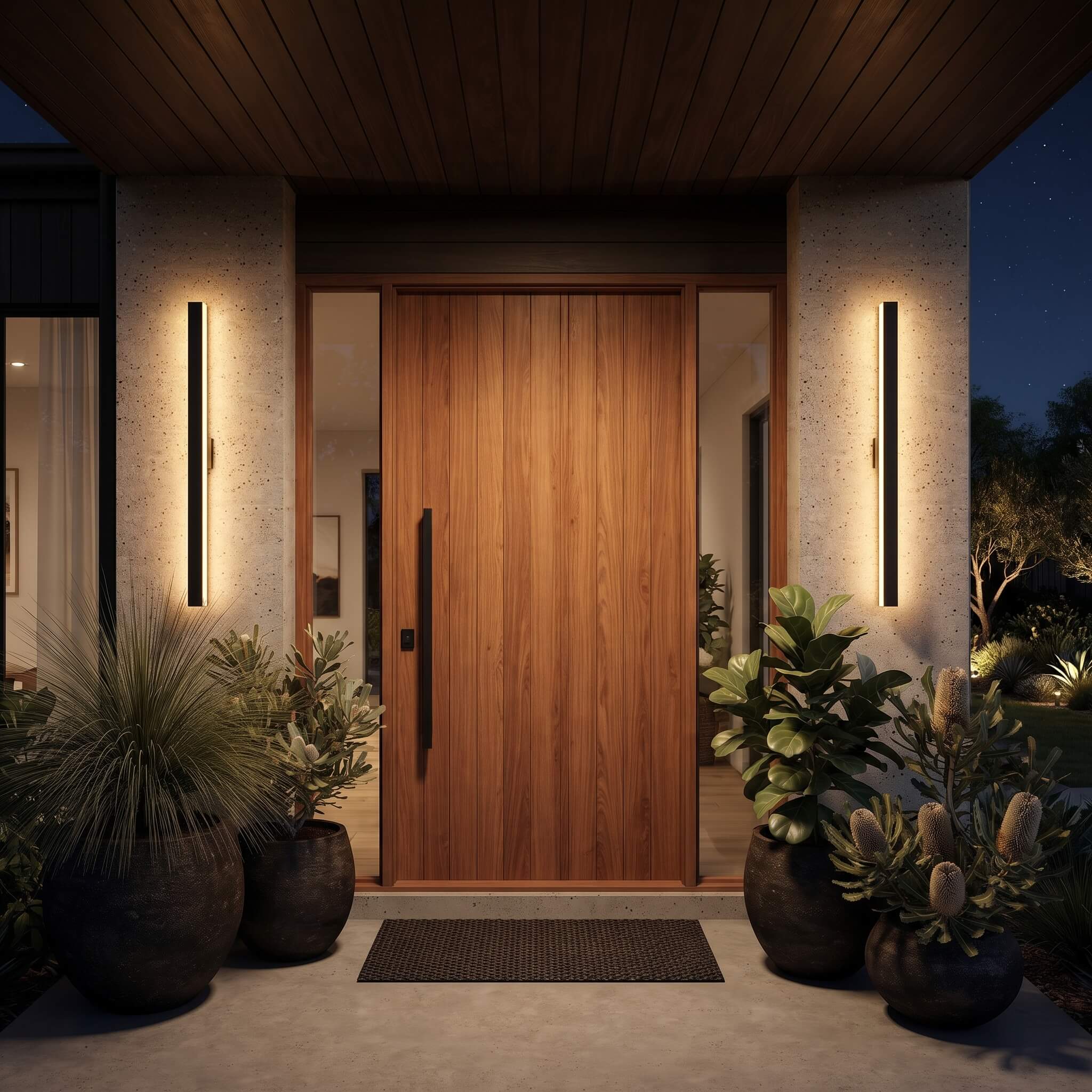 Muyva Linear Outdoor Sconce