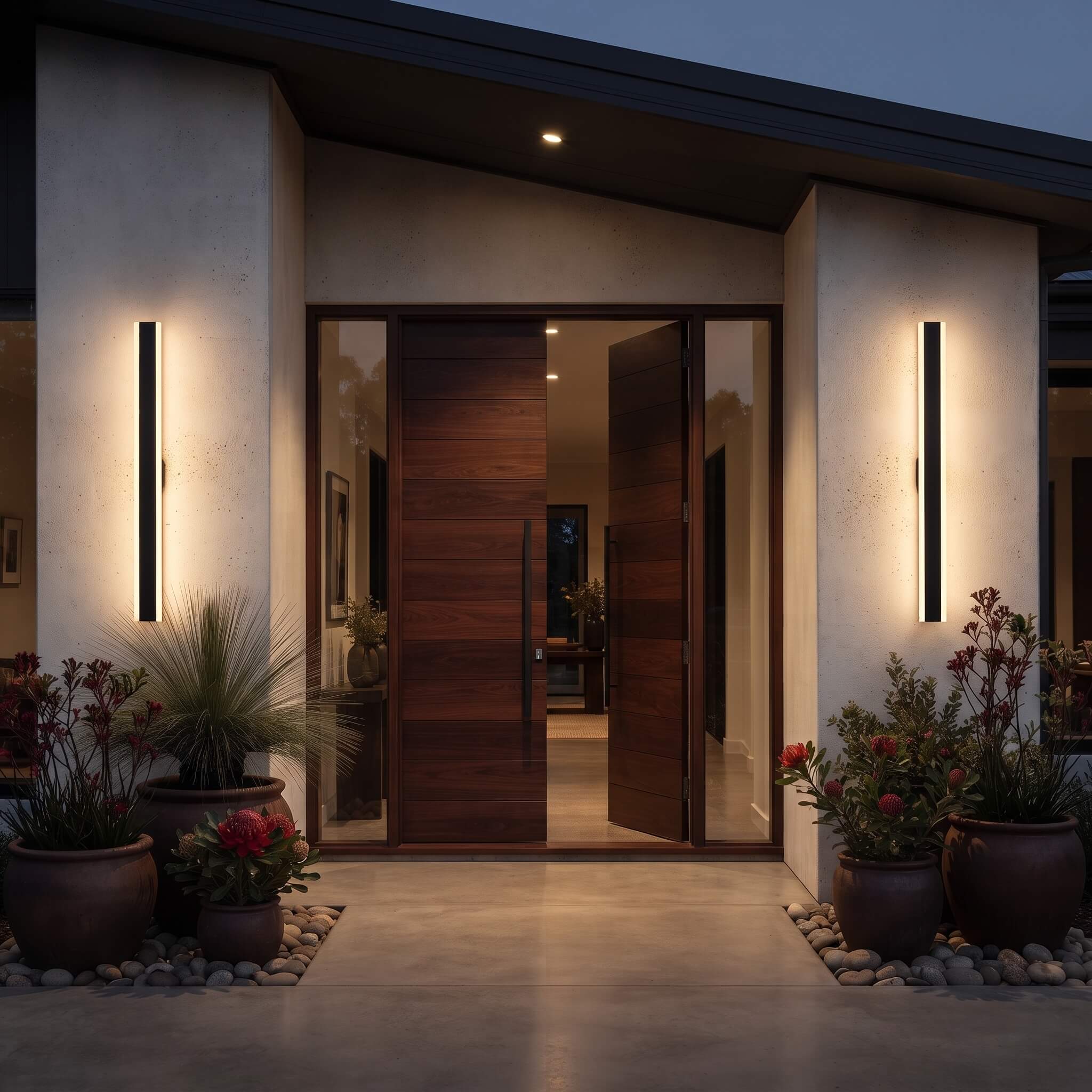 Muyva Linear Outdoor Sconce