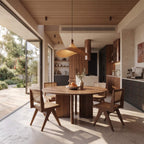 Japandi Bamboo Rattan Pendant Light