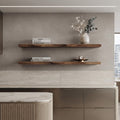 Camphor Wood Floating Wall Shelf