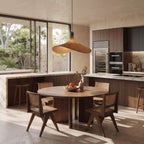 Japandi Bamboo Rattan Pendant Light