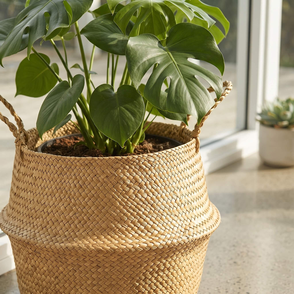 Woven Seagrass Storage Basket