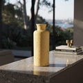 Travertine Ceramic Bud Vase